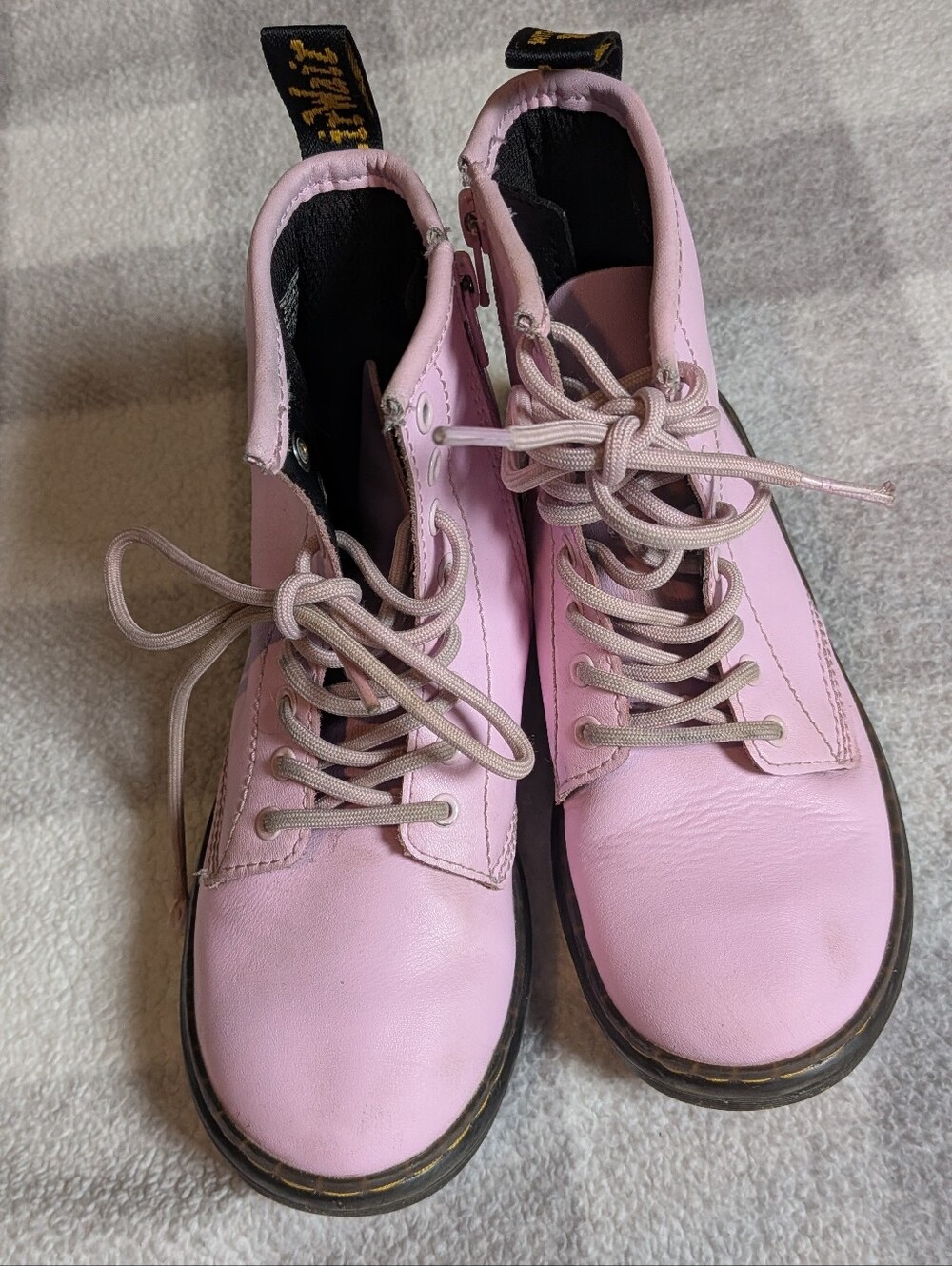 Dr. Martens Kids' Aprile Combat Lace Up Boot Little/Big Kid